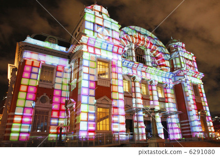 Illuminations Osaka Hikari的文藝復興時期NakanoshimaKōkyodo瓷磚 6291080