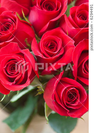 background of a beautiful bouquet of red roses 6294491