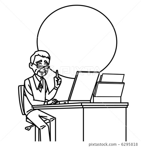 Senior learning computer 6295818