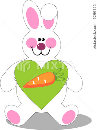 Holiday hare gift carrot in color 07 6296523