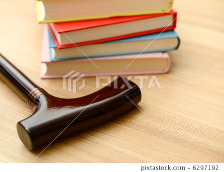 Cane and book 6297192