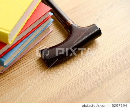 Cane and book 6297194