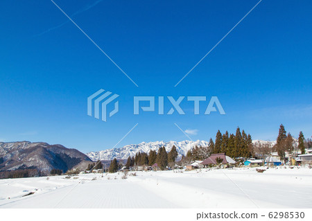 Shinshu Togaku的冬季場景 Shinshu Togaku的冬季場景 6298530