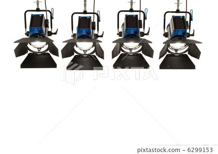 Four searchlights. Four searchlights. 6299153