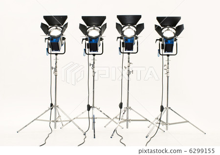 Four searchlights. Four searchlights. 6299155