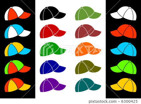 Multicolored baseball cap. 6300425