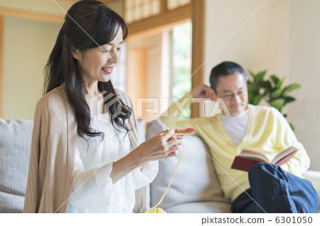 高級夫婦和孫子 6301050