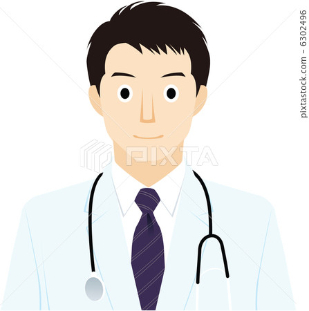 Young male doctor White coat 6302496