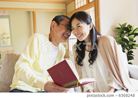 Senior couple and grandchild Senior couple and grandchild 6308248