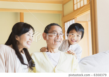 Senior couple and grandchild Senior couple and grandchild 6308379