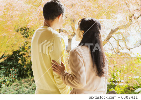 高級夫婦和孫子 6308411