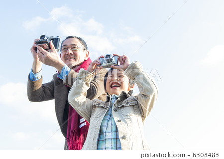 Senior couple and grandchild Senior couple and grandchild 6308483