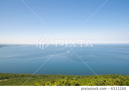 Lake Saroma 2 viewed from Horobai mountain 2 6311288