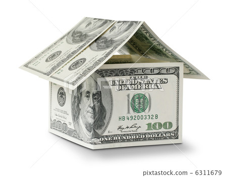 dollar in shape house 6311679