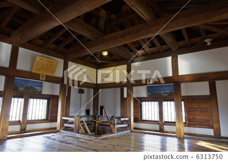 National Treasures Matsumoto Castle inside (top of the castle) National Treasures Matsumoto Castle inside (top of the castle) 6313750