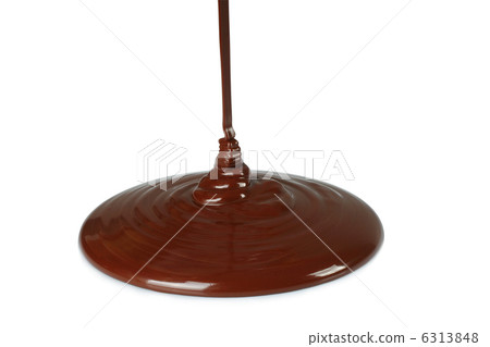 Chocolate flow . Chocolate flow . 6313848