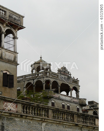 World heritage "China" Hometown of Chinese overseas (Self Village Kuhei) Watchtower 6315905
