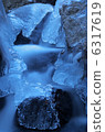 Winter mountain stream 6317619