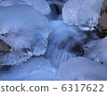 Winter mountain stream 6317622