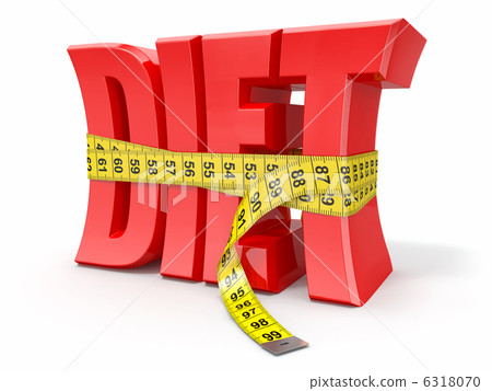 Text Diet and measuring tape Text Diet and measuring tape 6318070