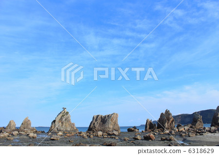 Scenic spots of Wakayama Hashima Rock 6318629