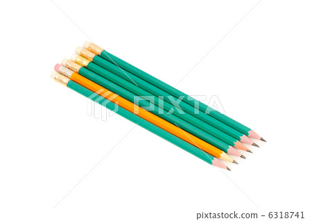 pencils isolated on white background pencils isolated on white background 6318741