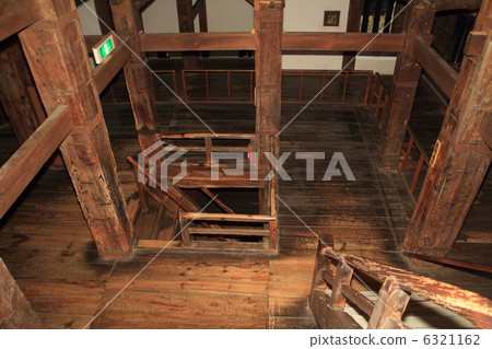 Matsue castle inside castle tower 6321162