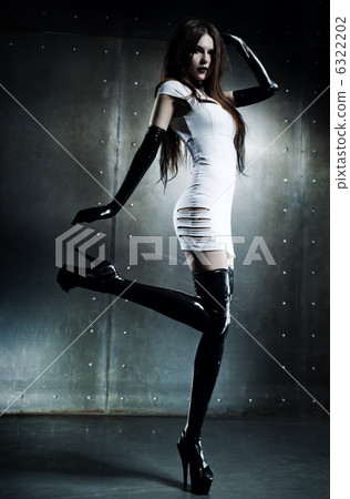 Young sexy goth woman 6322202