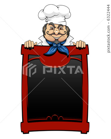 Italian chef with menu board Italian chef with menu board 6322444