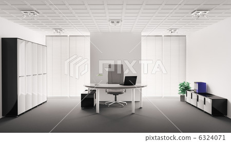Modern office interior 3d 6324071