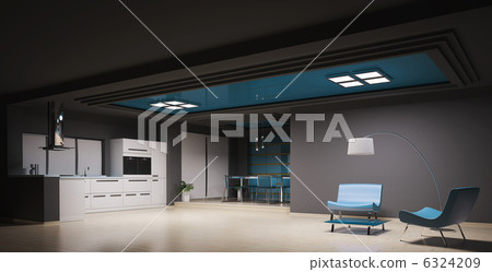 Interior of modern kitchen 6324209