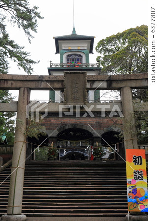 神道門和鳥居（小山神社） 6327807