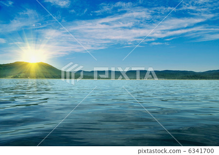 Paradise beach. Sea and sky. Paradise beach. Sea and sky. 6341700