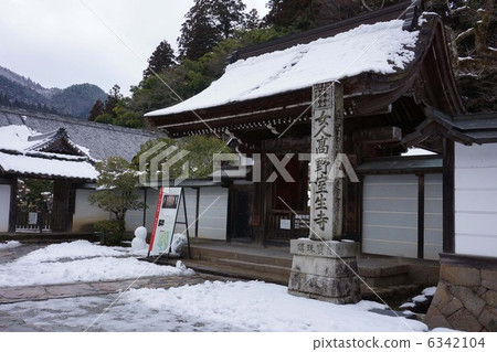 在雪的室戶寺 6342104