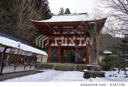 在雪的室戶寺 在雪的室戶寺 6342106