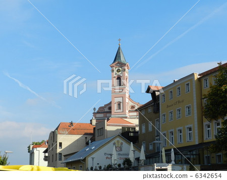 Church Germany Ancient City near Munich Passau Passau Donau River In River Iru River 6342654