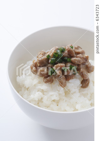 Natto and rice 6343723
