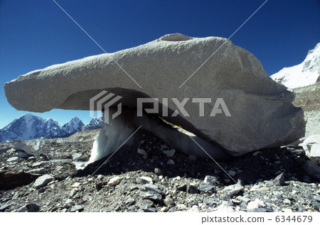 Table Stone near Everest Base Camp [Nepal] 6344679