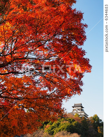 秋天狗山城堡 秋天狗山城堡 6344683