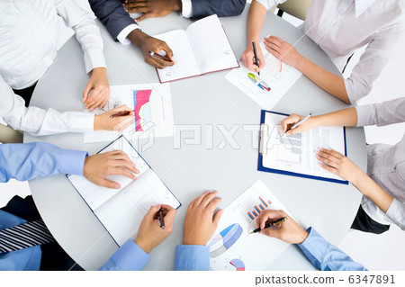 Image of business people hands 6347891