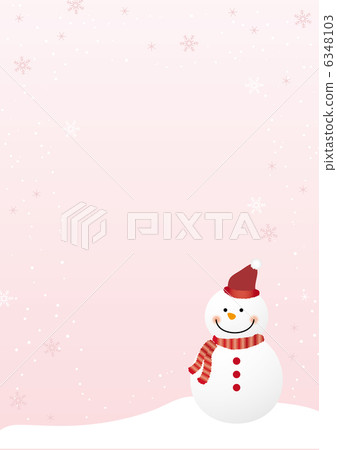 雪人雪人粉紅色 6348103