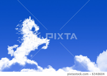Horse clouds 20 (with mane) 6348604