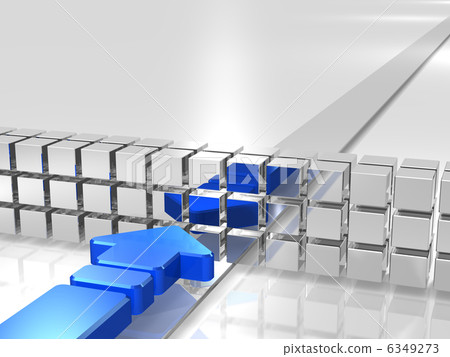 3D rendered image depicting stalemate 6349273