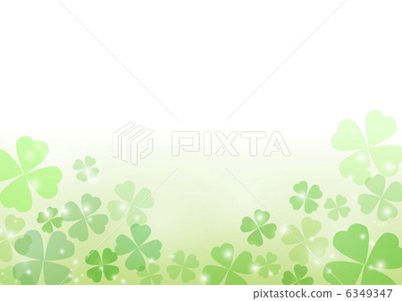 三葉草背景白色空間 6349347