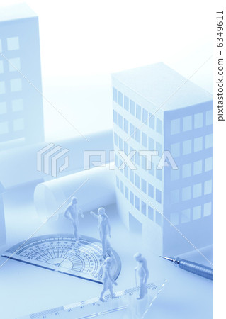 紙工藝家,繪圖和人模型 紙工藝家,繪圖和人模型 6349611