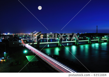 Sekiya division night view Sekiya division night view 6351884