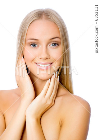 Beautiful woman face 6352111