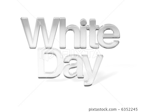 White Day Glass character White Day Glass character 6352245