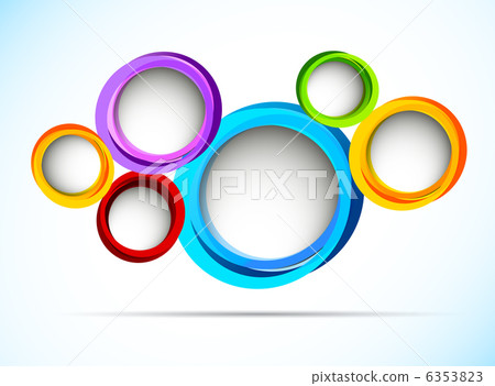 Bright background with circles Bright background with circles 6353823