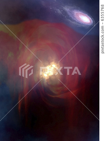 Far away spiral galaxy 6355768